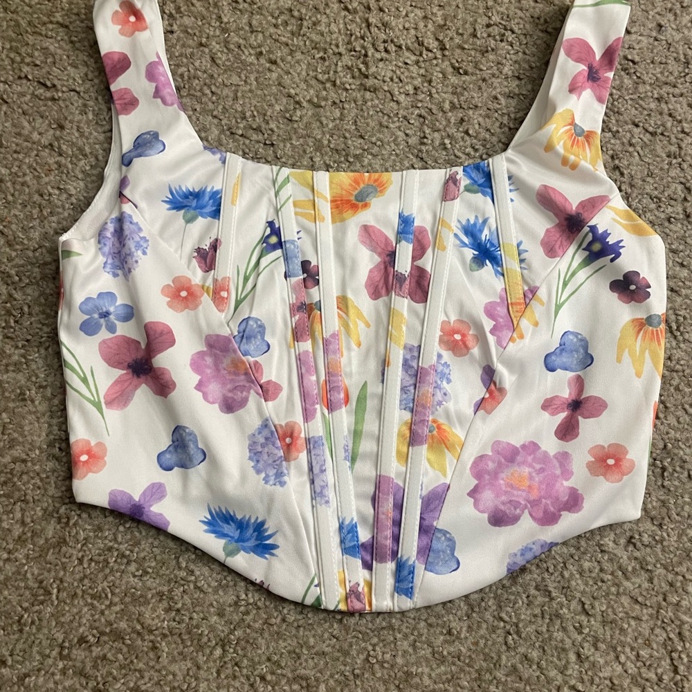 Floral Women's Top - Multicolor